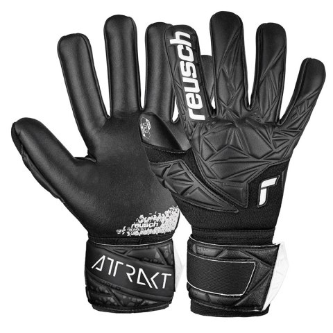 Rękawice Reusch Attrakt Gold NC 54 70 155 7700 czarny 8 Reusch Rękawice Reusch Attrakt Gold NC 54 70 155 7700 czarny 8 Reusch