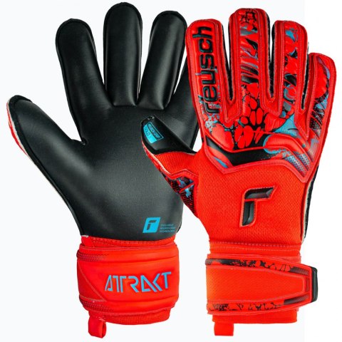 Rękawice Reusch Attrakt Gold Roll Finger 53 70 137 3333 czerwony 8,5 Reusch