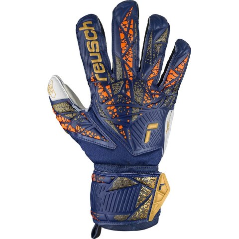 Rękawice Reusch Attrakt Grip 54 70 815 4410 granatowy 8,5 Reusch Rękawice Reusch Attrakt Grip 54 70 815 4410 granatowy 8,5 Reusch