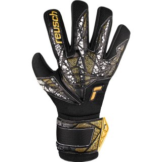 Rękawice Reusch Attrakt Silver NC Finger Support Junior 54 72 250 7740 czarny 5,5 Reusch