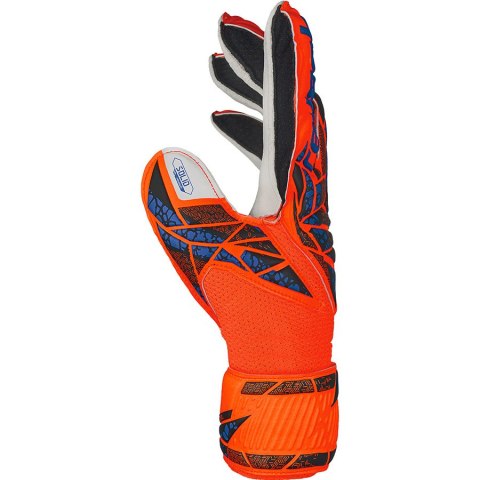 Rękawice Reusch Attrakt Solid Finger Support Junior 54 72 510 2290 pomarańczowy 7,5 Reusch