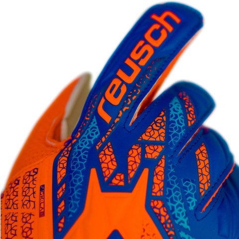 Rękawice Reusch Attrakt Solid Junior 55 72 515 2014 pomarańczowy 7,5 Reusch