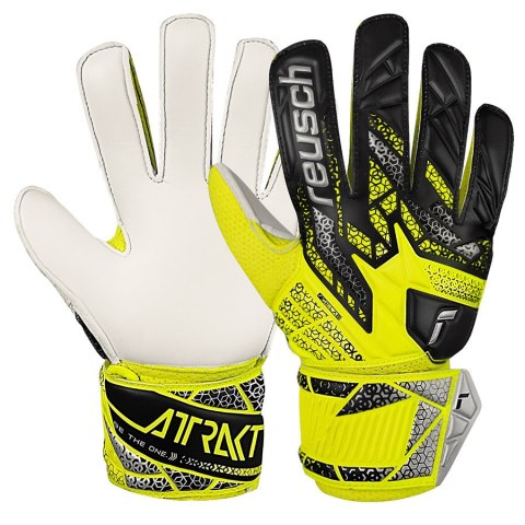 Rękawice Reusch Attrakt Solid Junior 55 72 515 2014 żółty 8 Reusch