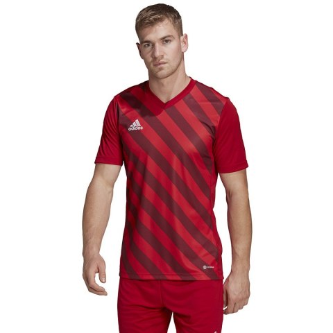 Koszulka adidas ENTRADA 22 GFX JSY HB0572 czerwony XXL Adidas
