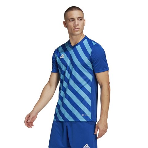 Koszulka adidas ENTRADA 22 GFX JSY HF0116 niebieski XL Adidas Koszulka adidas ENTRADA 22 GFX JSY HF0116 niebieski XL Adidas