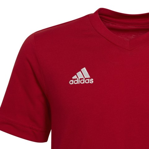 Koszulka adidas ENTRADA 22 Tee HC0446 czerwony 164 cm Adidas