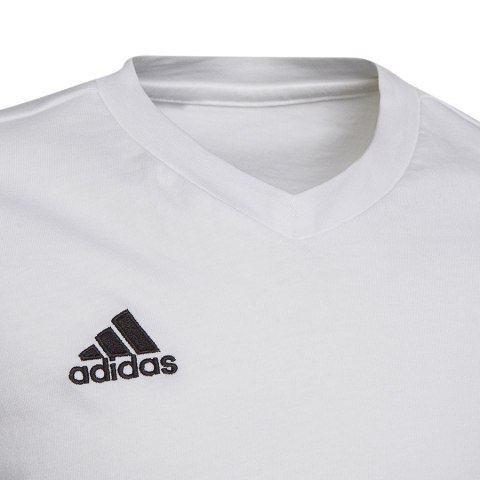 Koszulka adidas ENTRADA 22 Tee HC0447 biały 164 cm Adidas Koszulka adidas ENTRADA 22 Tee HC0447 biały 164 cm Adidas