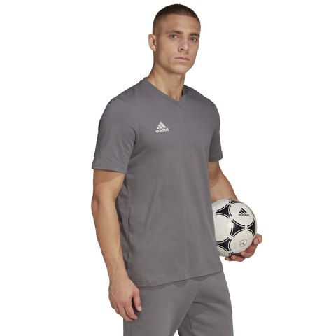Koszulka adidas ENTRADA 22 Tee HC0449 szary L Adidas Koszulka adidas ENTRADA 22 Tee HC0449 szary L Adidas