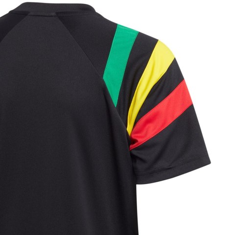 Koszulka dla dzieci adidas Fortore 23 czarna IK5730 Adidas teamwear Koszulka dla dzieci adidas Fortore 23 czarna IK5730 Adidas teamwear