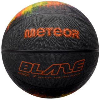 Piłka koszykowa Meteor Blaze czarne 16812 Meteor