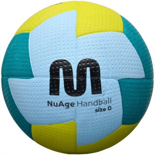 Piłka ręczna Meteor Nuage Mini 0 niebiesko-żółta 16696 Meteor