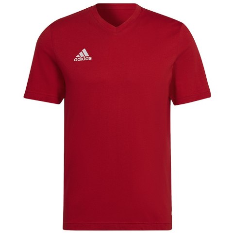 Koszulka adidas ENTRADA 22 Tee HC0451 czerwony L Adidas Koszulka adidas ENTRADA 22 Tee HC0451 czerwony L Adidas