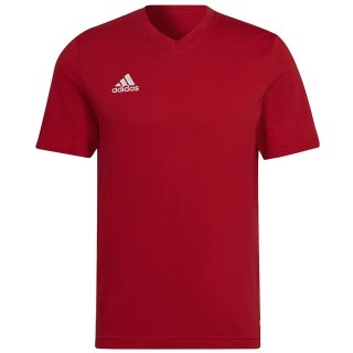 Koszulka adidas ENTRADA 22 Tee HC0451 czerwony M Adidas