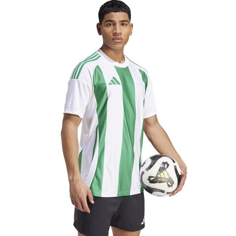 Koszulka adidas STRIPED 24 JSY IW2148 biały S Adidas