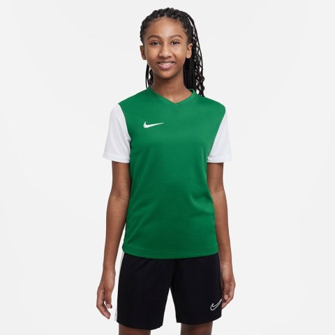 Koszulka Nike Tiempo Premier II Jr DH8389 302 zielony S (128-137cm) Nike