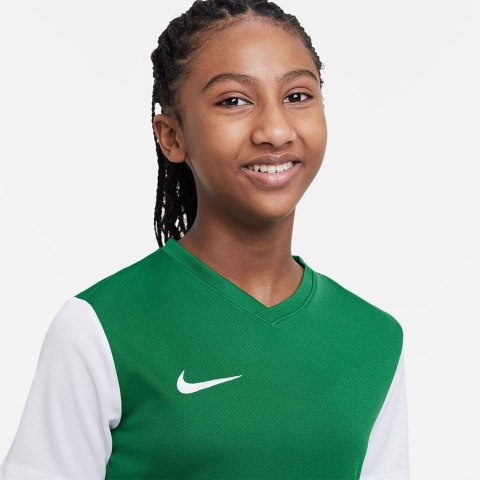 Koszulka Nike Tiempo Premier II Jr DH8389 302 zielony S (128-137cm) Nike