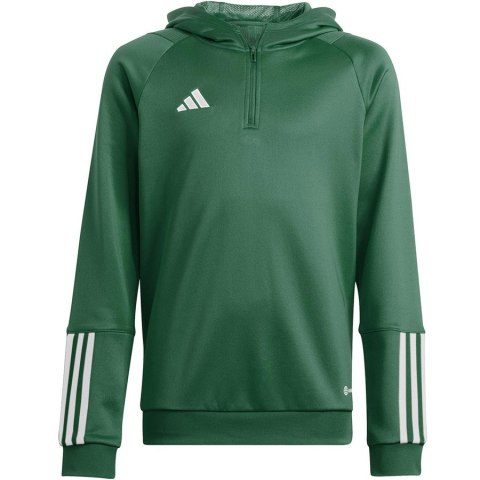 Bluza piłkarska adidas TIRO 23 C Hoodie Jr HU1357 zielony 116 cm Adidas