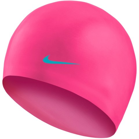 Czepek pływacki Nike Os Solid Junior S różowy TESS0106-670 Nike