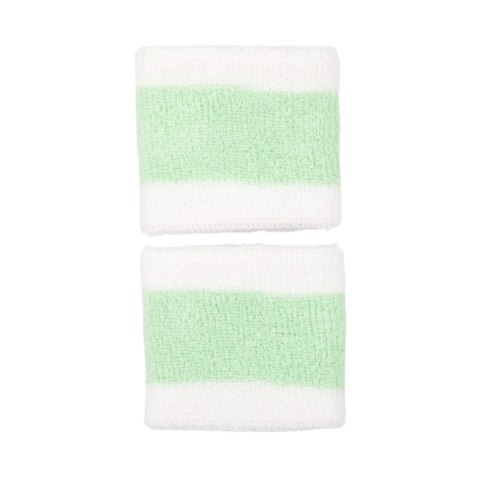 Frotki na nadgarstek Nike Swoosh Wristbands 2 szt. biało-zielone N0001565117OS Nike Frotki na nadgarstek Nike Swoosh Wristbands 2 szt. biało-zielone N0001565117OS Nike