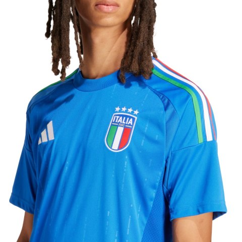 Koszulka męska adidas Italy 24 Home niebieska IN0657 Adidas Koszulka męska adidas Italy 24 Home niebieska IN0657 Adidas