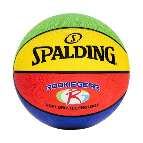 Piłka do koszykówki Spalding Rookie Gear kolorowa 84395Z Spalding Piłka do koszykówki Spalding Rookie Gear kolorowa 84395Z Spalding