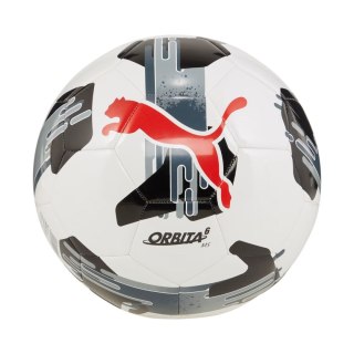 Piłka nożna Puma Orbita 6 MS biało-szaro-czerwona 84335 02 Puma