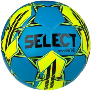 Piłka nożna Select plażowa Beach Soccer v23 niebiesko-żółta 12372 Select