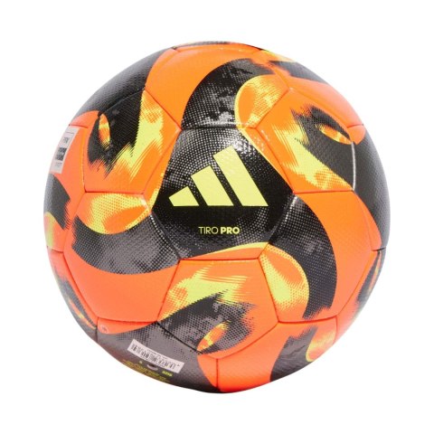 Piłka nożna adidas Tiro Pro Winter pomarańczowo-czarna IB2241 Adidas teamwear