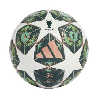 Piłka nożna adidas UCL Pro 24/25 Knockout Stages zielono-biała JH1279 Adidas teamwear