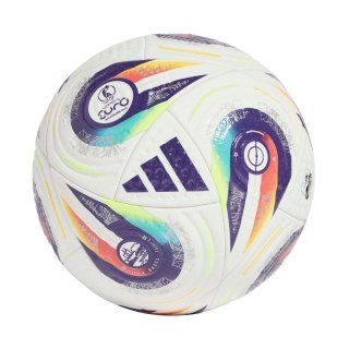 Piłka nożna adidas Women's Euro25 Pro biało-fioletowa JH1261 Adidas teamwear