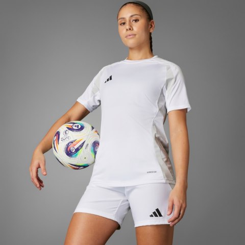 Piłka nożna adidas Women's Euro25 Pro biało-fioletowa JH1261 Adidas teamwear Piłka nożna adidas Women's Euro25 Pro biało-fioletowa JH1261 Adidas teamwear