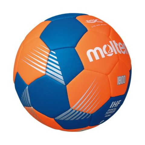 Piłka ręczna Molten pomarańczowo-niebieska H0F1800-OB Molten
