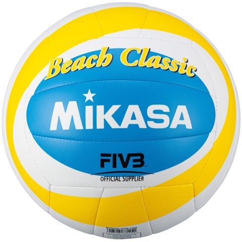 Piłka siatkowa plażowa Mikasa Beach Classic biało-żółto-niebieska BV543C-VXB-YSB Mikasa Piłka siatkowa plażowa Mikasa Beach Classic biało-żółto-niebieska BV543C-VXB-YSB Mikasa
