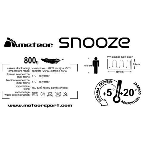 Śpiwór Meteor Snooze moro 16943 Meteor