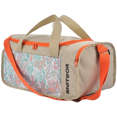 Torba Fitness Meteor Nanuq 20L beżowo-pomarańczowa 16895 Meteor Torba Fitness Meteor Nanuq 20L beżowo-pomarańczowa 16895 Meteor