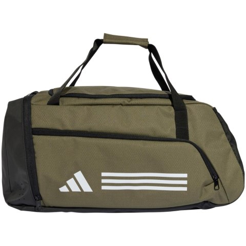Torba adidas Essentials 3-Stripes Duffel M oliwkowa IZ1918 Adidas Torba adidas Essentials 3-Stripes Duffel M oliwkowa IZ1918 Adidas