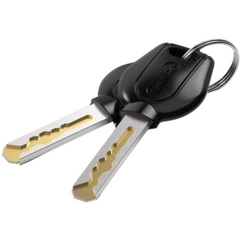 Zapięcie rowerowe Gerda łańcuch, korpus okrągły, czarne Contra 1200/8V OSCN0120008 06V2XP Gerda