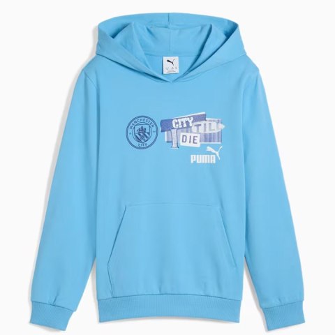 Bluza Puma Manchester City FtblNRGY Hoodie Jr 779122-39 niebieski 140 cm Puma Bluza Puma Manchester City FtblNRGY Hoodie Jr 779122-39 niebieski 140 cm Puma
