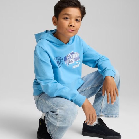 Bluza Puma Manchester City FtblNRGY Hoodie Jr 779122-39 niebieski 140 cm Puma Bluza Puma Manchester City FtblNRGY Hoodie Jr 779122-39 niebieski 140 cm Puma