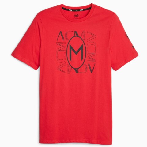 Koszulka Puma AC Milan FtbCore Graphic Tee 772314-01 czerwony L Puma