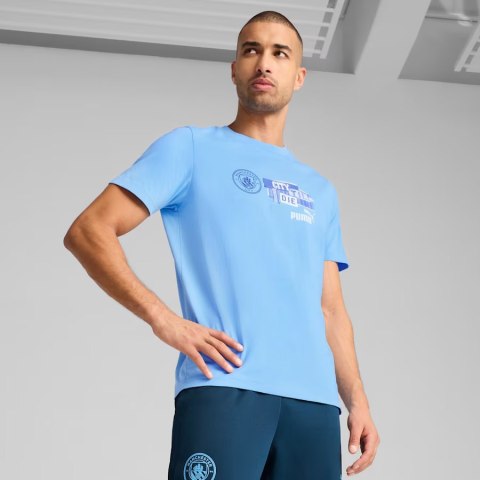Koszulka Puma Manchester City ftbNGRY Tee 779119-39 niebieski M Puma