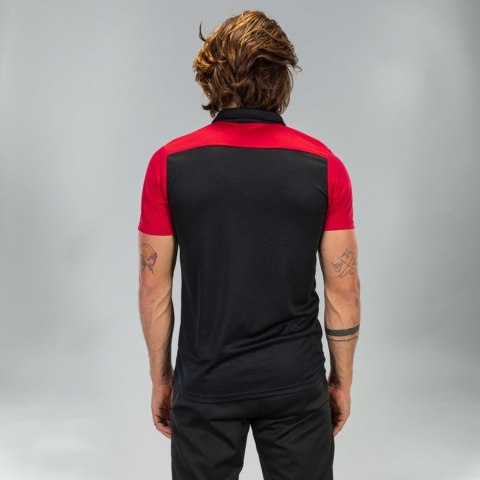 Koszulka Joma Polo Shirt Hobby II 101371.106 czarny 140 cm Joma