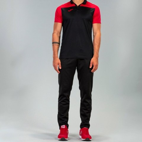 Koszulka Joma Polo Shirt Hobby II 101371.106 czarny 140 cm Joma