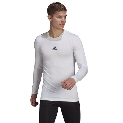 Koszulka adidas TECHFIT LS TOP GU7334 biały XL Adidas