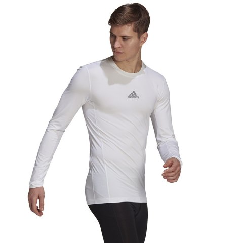 Koszulka adidas TECHFIT LS TOP GU7334 biały XXL Adidas Koszulka adidas TECHFIT LS TOP GU7334 biały XXL Adidas