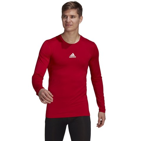Koszulka adidas TECHFIT LS TOP GU7336 czerwony XL Adidas