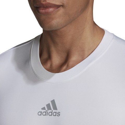 Koszulka adidas TECHFIT LS Top CR H23121 biały L Adidas