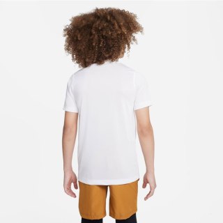 Koszulka Nike Dri-Fit DX9534 100 biały S (128-137cm) Nike