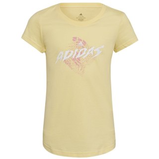 Koszulka adidas 3 BAR G Tee HL1619 beżowy 140 cm Adidas