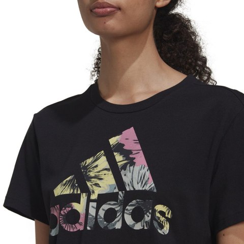 Koszulka adidas Allover Print Reg Tee HI0025 czarny XS Adidas